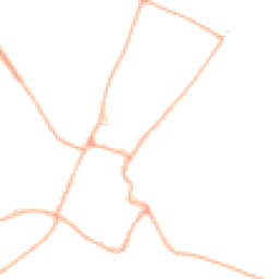 Daytime road noise heatmap for BH21 5AX