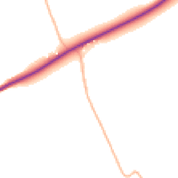 Daytime road noise heatmap for BH21 5JG