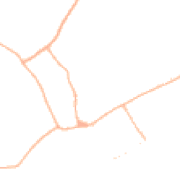 Daytime road noise heatmap for BH21 5LY