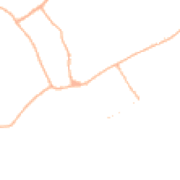 Daytime road noise heatmap for BH21 5LZ
