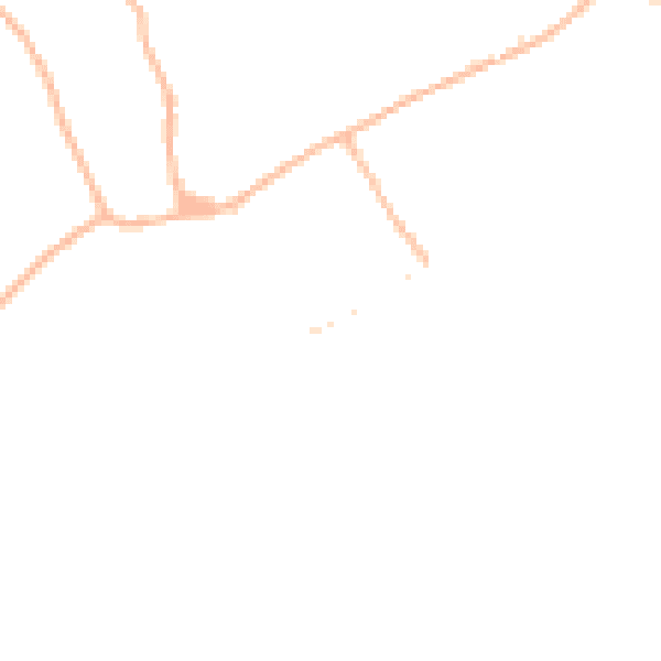 Daytime road noise heatmap for BH21 5NB