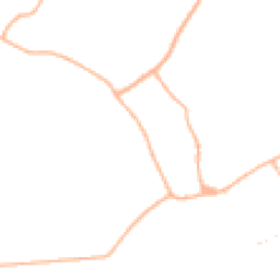 Daytime road noise heatmap for BH21 5NF