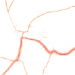 Daytime road noise heatmap for BH21 5PL