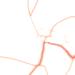 Daytime road noise heatmap for BH21 5PT
