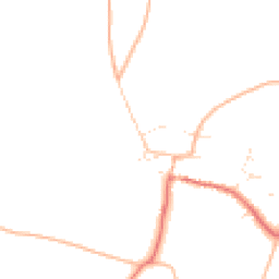 Daytime road noise heatmap for BH21 5PU