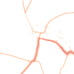 Daytime road noise heatmap for BH21 5PY