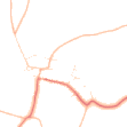 Daytime road noise heatmap for BH21 5QE