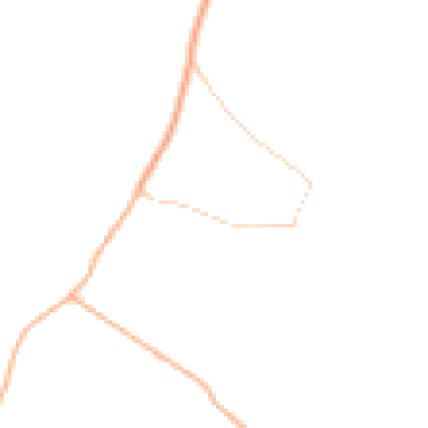 Daytime road noise heatmap for BH21 5RU