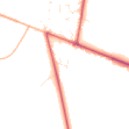 Daytime road noise heatmap for BH21 6PA