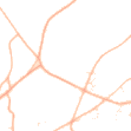 Daytime road noise heatmap for BH21 7AJ