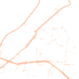 Daytime road noise heatmap for BH21 7BA