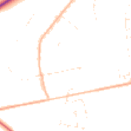 Daytime road noise heatmap for BH21 7BU