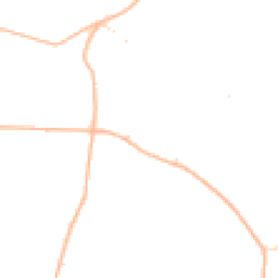 Daytime road noise heatmap for BH21 7DR