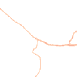 Daytime road noise heatmap for BH21 7JB