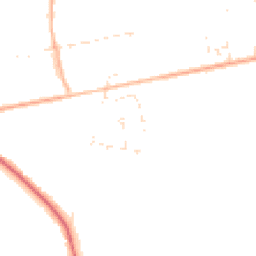 Daytime road noise heatmap for BH21 7PA