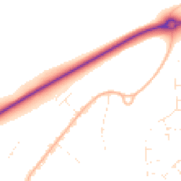Daytime road noise heatmap for BH21 7QB