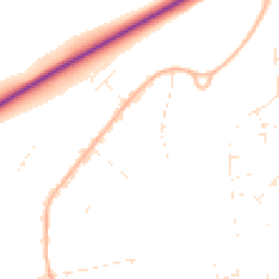 Daytime road noise heatmap for BH21 7QH