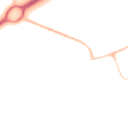 Night-time road noise heatmap for BH23 1AX