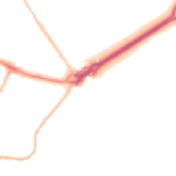 Night-time road noise heatmap for BH23 1AY