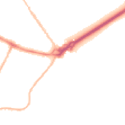 Night-time road noise heatmap for BH23 1BA