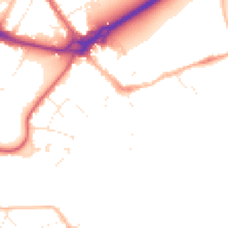 Daytime road noise heatmap for BH23 1BP