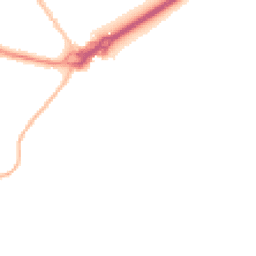 Night-time road noise heatmap for BH23 1BS