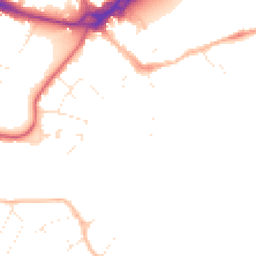 Daytime road noise heatmap for BH23 1DA