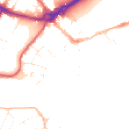 Daytime road noise heatmap for BH23 1DE