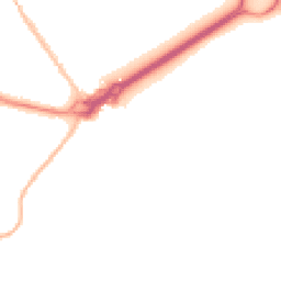 Night-time road noise heatmap for BH23 1DN