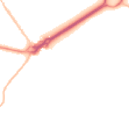 Night-time road noise heatmap for BH23 1DS