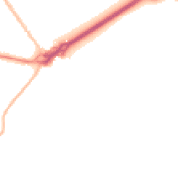 Night-time road noise heatmap for BH23 1DT