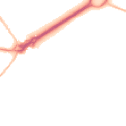 Night-time road noise heatmap for BH23 1ED