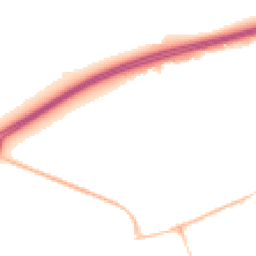 Night-time road noise heatmap for BH23 1EL