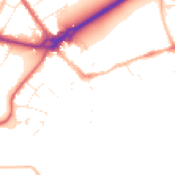 Daytime road noise heatmap for BH23 1FF