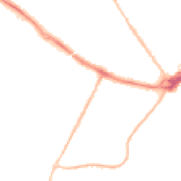 Night-time road noise heatmap for BH23 1FG