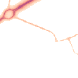 Night-time road noise heatmap for BH23 1HJ