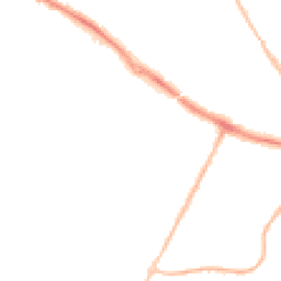 Night-time road noise heatmap for BH23 1LY