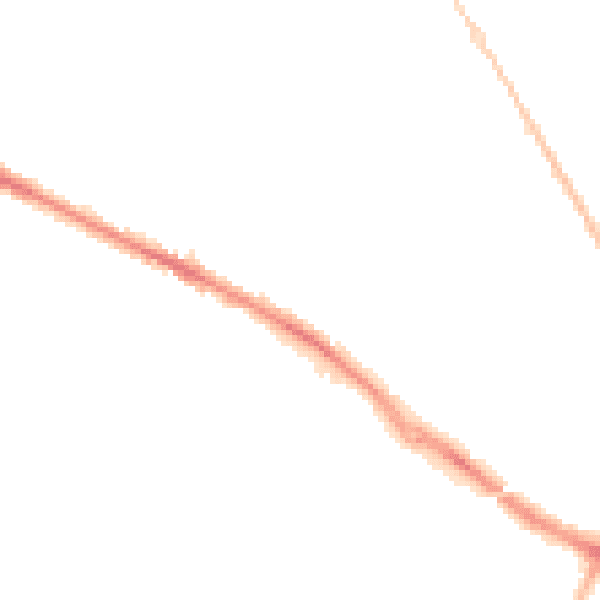 Night-time road noise heatmap for BH23 2FL