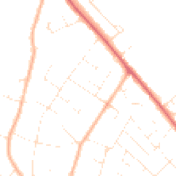 Daytime road noise heatmap for BH23 2HF