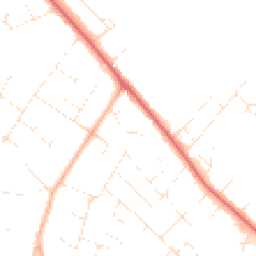Daytime road noise heatmap for BH23 2HG