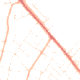 Daytime road noise heatmap for BH23 2HQ
