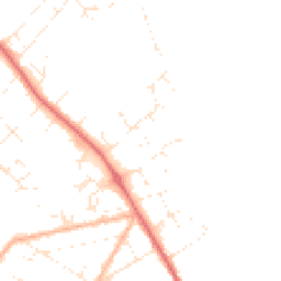 Daytime road noise heatmap for BH23 2NW
