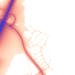 Daytime road noise heatmap for BH23 2TE