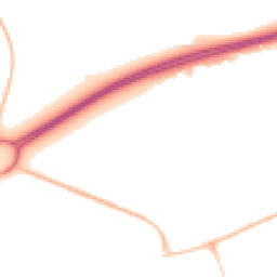 Night-time road noise heatmap for BH23 3BJ