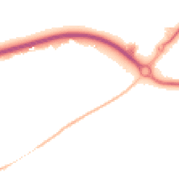 Night-time road noise heatmap for BH23 3EA
