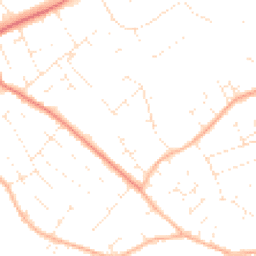 Daytime road noise heatmap for BH23 3HZ