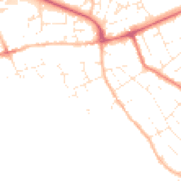 Daytime road noise heatmap for BH23 3LN