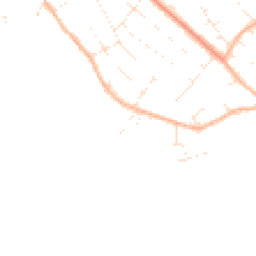 Daytime road noise heatmap for BH23 3NW
