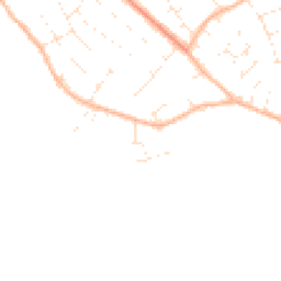 Daytime road noise heatmap for BH23 3NX