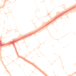 Daytime road noise heatmap for BH23 3QL